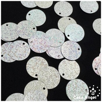 LENTEJUELAS PAIET CON OJAL 16mm BOLSA DE 50gr