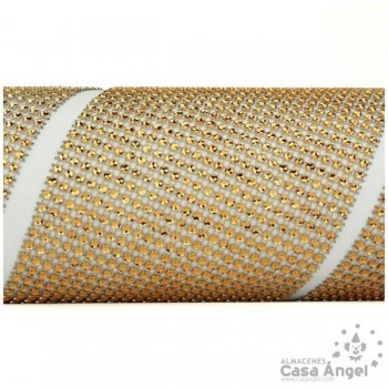 PASAMANERÍA CÍRCULOS STRASS 12cm