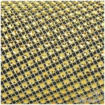 PASAMANERÍA CÍRCULOS STRASS 12cm