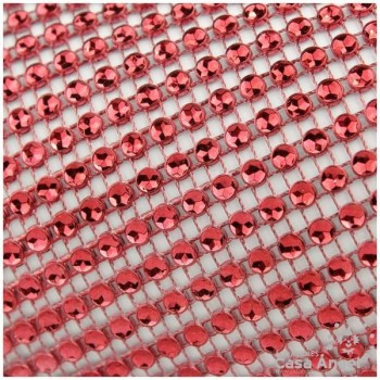 PASAMANERÍA CÍRCULOS STRASS 12cm