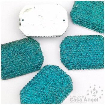PIEDRAS PLÁSTICAS OCTOGONALES 35mm BOLSA 5uds