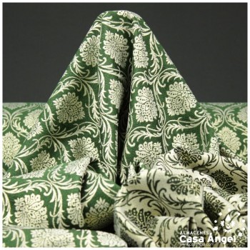 RASO ADAMASCADO COLOR VERDE MENTA SERIE YASMINA 280cm