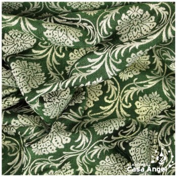 RASO ADAMASCADO COLOR VERDE MENTA SERIE YASMINA 280cm