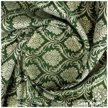 RASO ADAMASCADO COLOR VERDE MENTA SERIE YASMINA 280cm