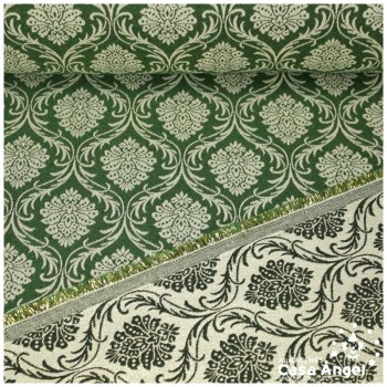 RASO ADAMASCADO COLOR VERDE MENTA SERIE YASMINA 280cm