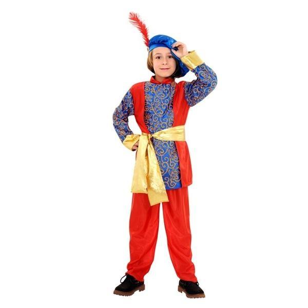 DISFRAZ PAJE ROJO INFANTIL