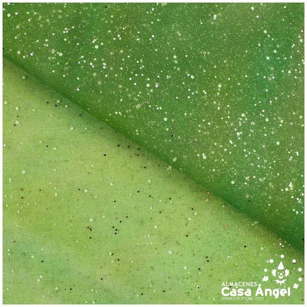 ORGANZA ESTAMPADA VERDE SERIE ZODIAC 150cm