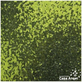 TELA DE LENTEJUELAS VERDE PISTACHO BORDADAS SOBRE TUL 150cm