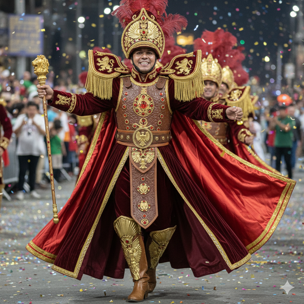 Galón en traje elegante